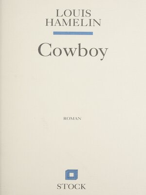 cover image of Cowboy